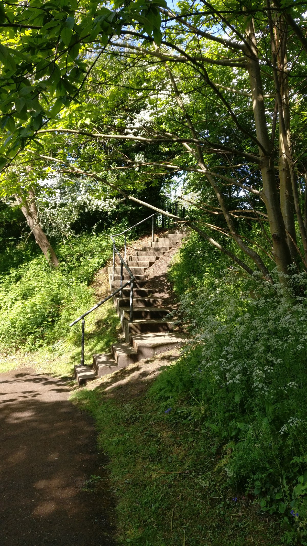 Stairs near Reigate Castle