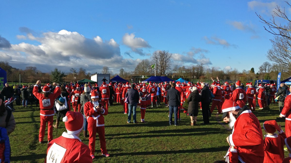 Field of Santas