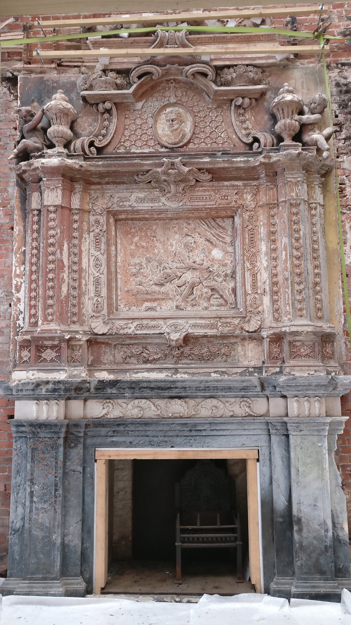 Fire damaged Clandon Park