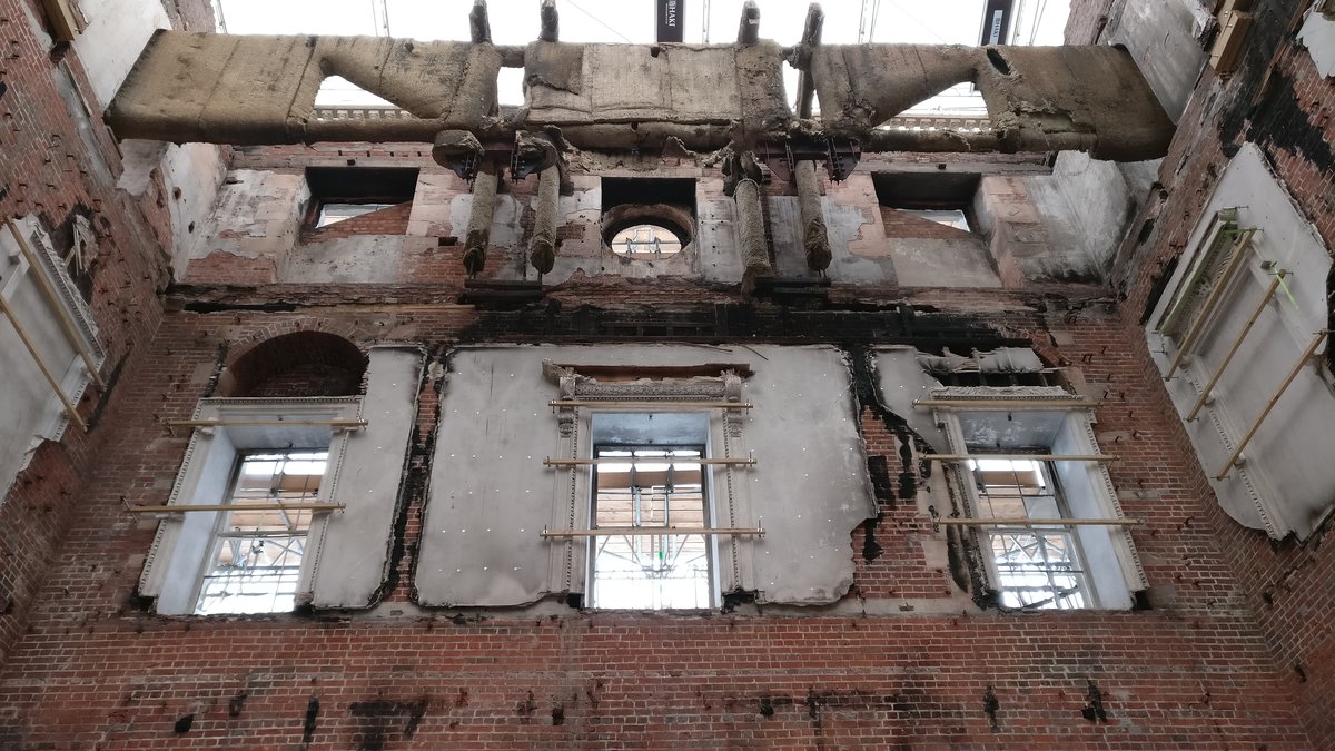 Fire damaged Clandon Park