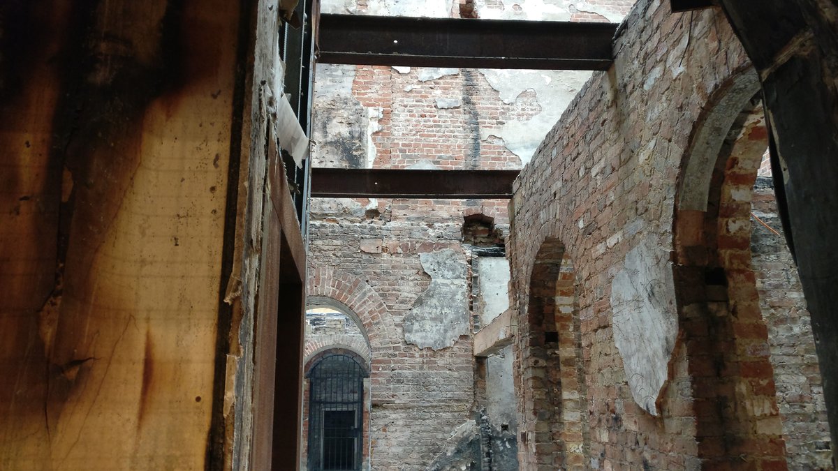 Fire damaged Clandon Park